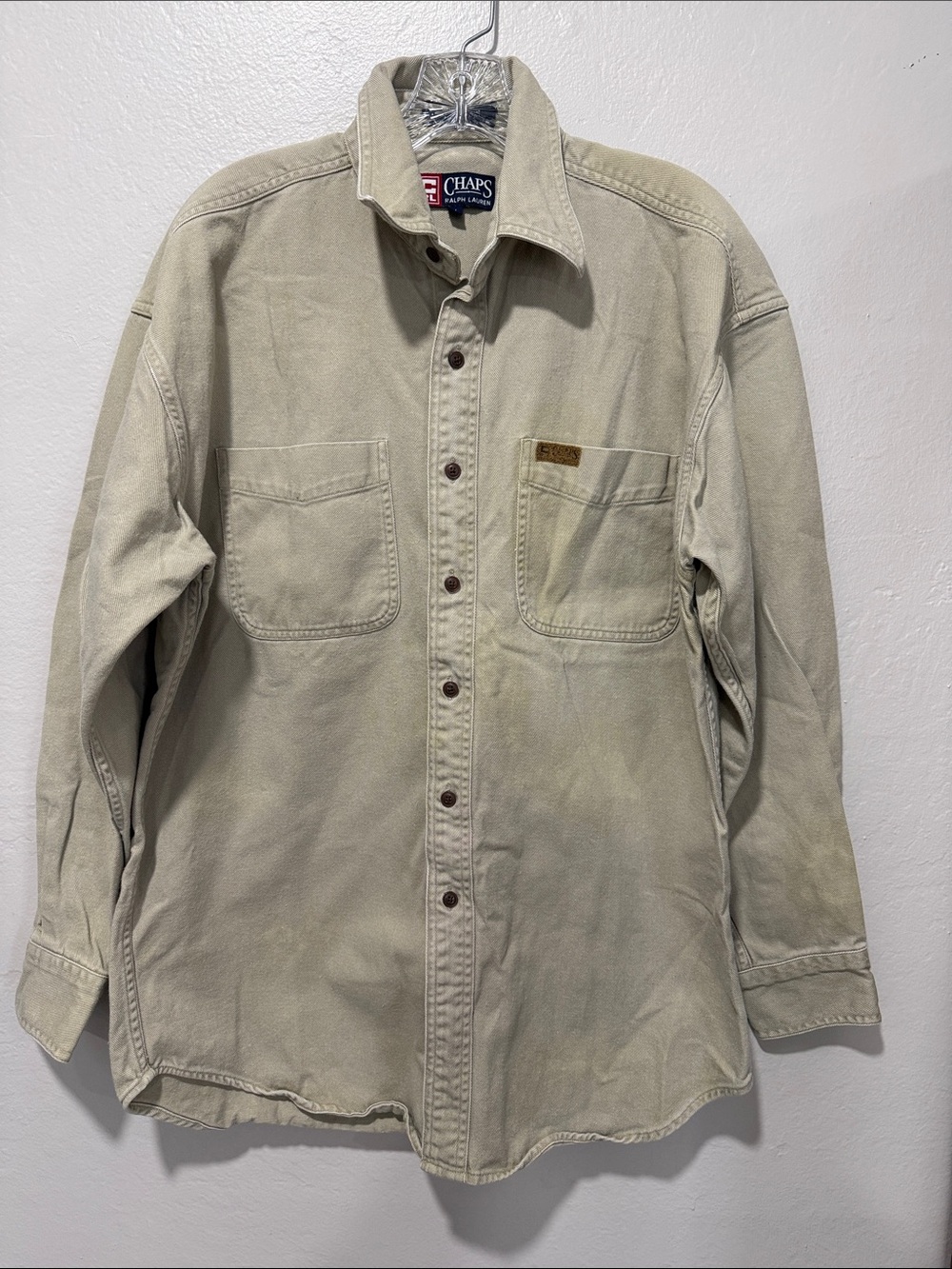 Chaps Ralph Lauren 100% heavyweight cotton button down shirt